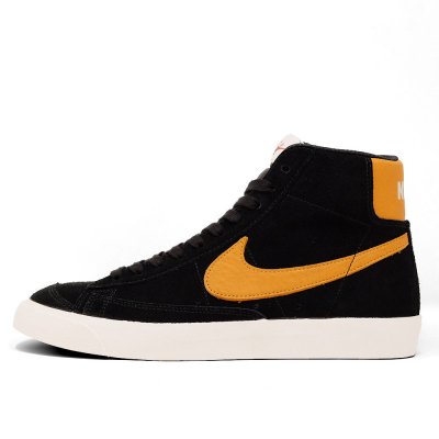 NIKE [BLAZER MID 77 VINTAGE CJ9693 001] (BLACK/ ORANGE) 