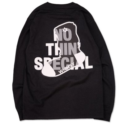 NOTHIN'SPECIAL x WHIMSY [NSW LOGO LONG SLEEVE TEE] (BLACK)