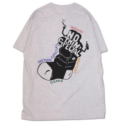 NOTHIN'SPECIAL x WHIMSY [BEST FRIEND POCKET TEE] (ASH)