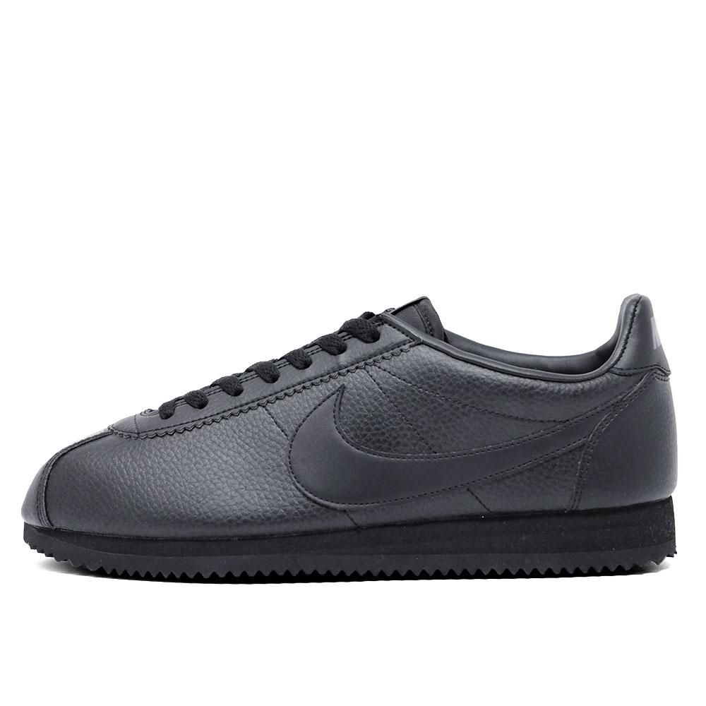 NIKE ナイキ [CLASSIC CORTEZ LEATHER 749571-002] コルテッツ トリプルブラック (BLACK)｜スニーカーセレクトショップ通販サイト│VEHICLE  FOOTWEAR（ビークルフット