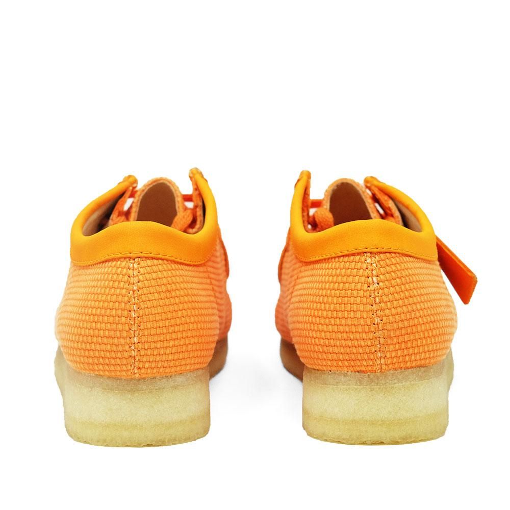 CLARKS ORIGINALS WALLABEE ORANGE TEXTILE