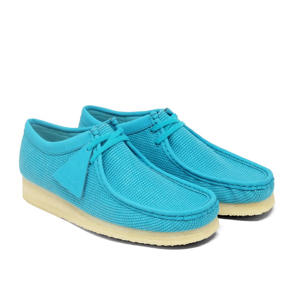 CLARKS ORIGINALS [WALLABEE] (TEAL TEXTILE)｜通販