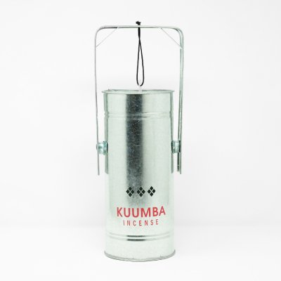 KUUMBA INTERNATIONAL [METAL CAN INCENSE BURNER-REGULAR SIZE-] (SILVER)