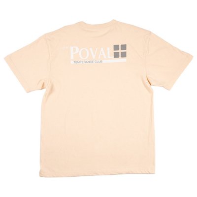 POVAL [BRUSH LOGO TEE] (NATURAL)