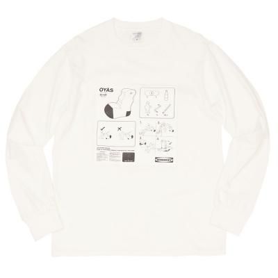 WHIMSY [OYAS L/S TEE] (WHITE)