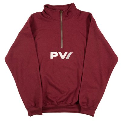 POVAL [AIRWAYS QUARTER ZIP SWEATSHIRT] (MAROON)