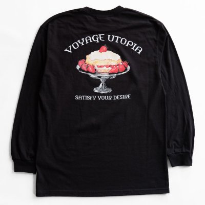 VOYAGE [CAKE L/S TEE] (BLACK)