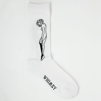 WHIMSY [CATHIE SOCKS] (WHITE)