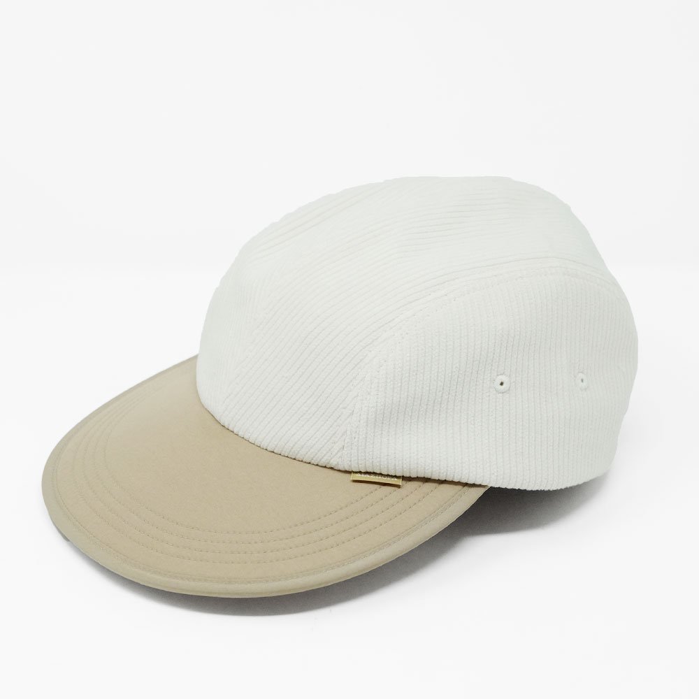 DIASPORA SKATEBOARDS BITTER CORDS SOFT VISOR CAP (WHITE/SAND)