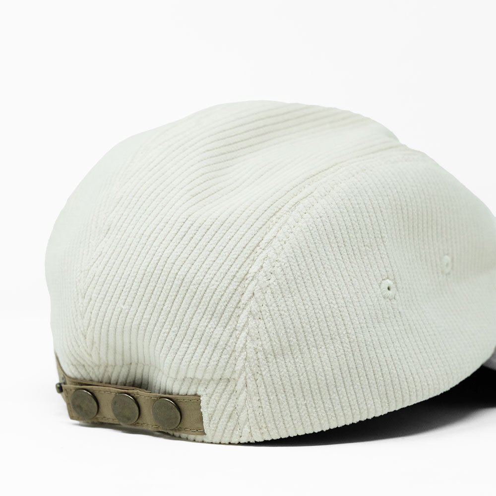 DIASPORA SKATEBOARDS BITTER CORDS SOFT VISOR CAP (WHITE/SAND)