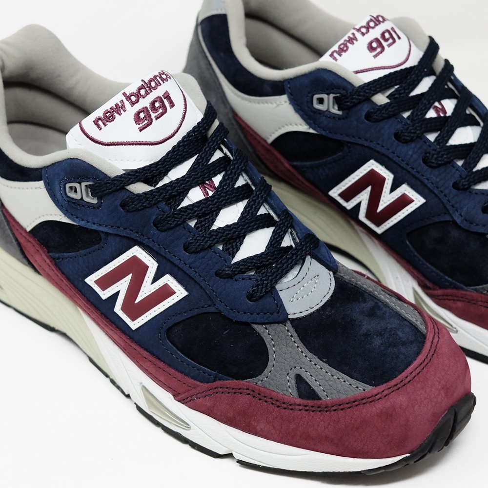 NEW BALANCE [M991RKB MADE IN ENGLAND] (NAVY/BURGUNDY)