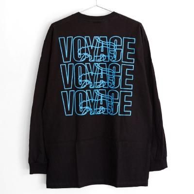 VOYAGE [PARIS L/S TEE] (BLACK)