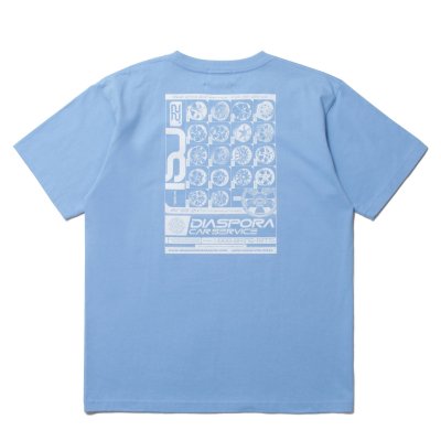 DIASPORA SKATEBOARDS [x CAR SERVICE ADVERT TEE] (SAX)