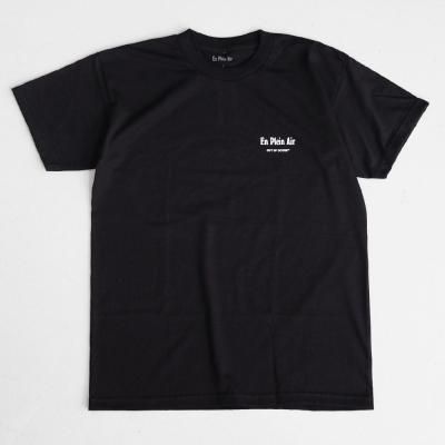 EN PLEIN AIR [SIMPLE LOGO TEE] (BLACK)