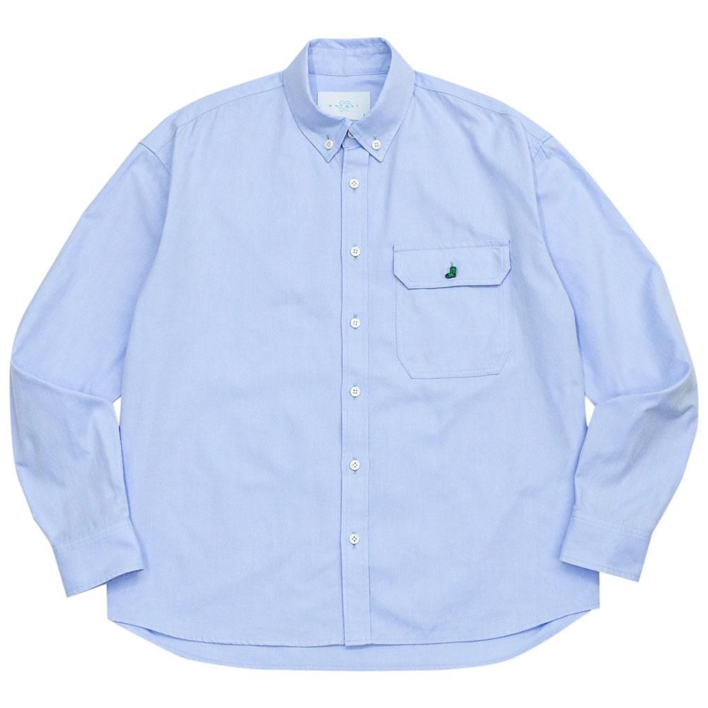 WHIMSY [TRADEMARK OXFORD B.D. SHIRT] (BLUE)