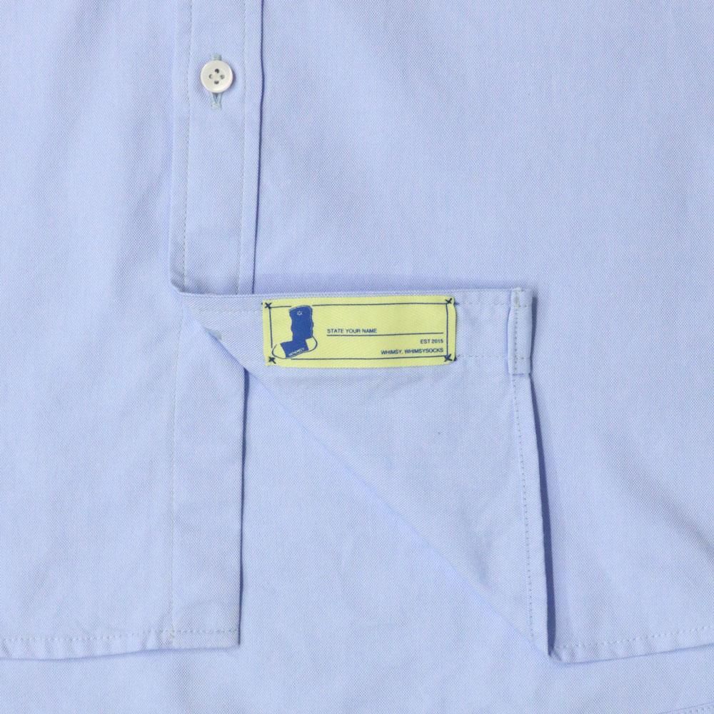 WHIMSY [TRADEMARK OXFORD B.D. SHIRT] (BLUE)