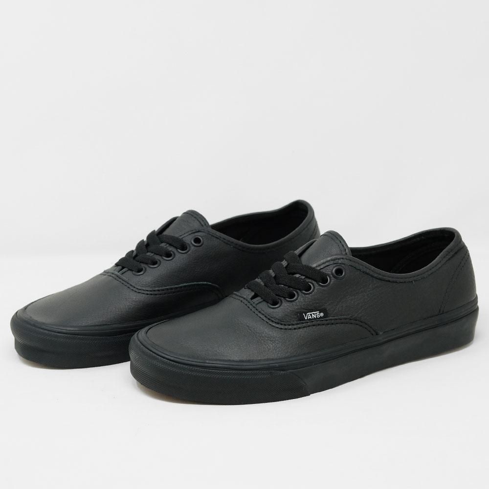 Vans authentic top black and black