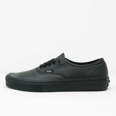 VANS [AUTHENTIC VN000JRAL3B] (BLACK LEATHER)