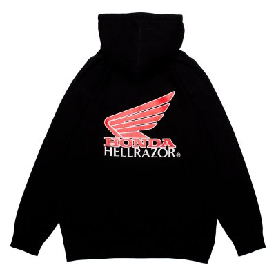 HELLRAZOR [HONDA HELLWING LOGO HOODIE] (BLACK)