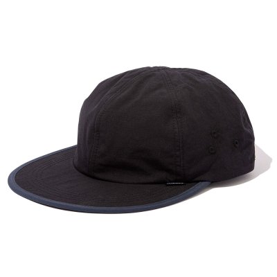 DIASPORA SKATEBOARDS [RIPSTOP LONG BILL CAP] (BLACK)