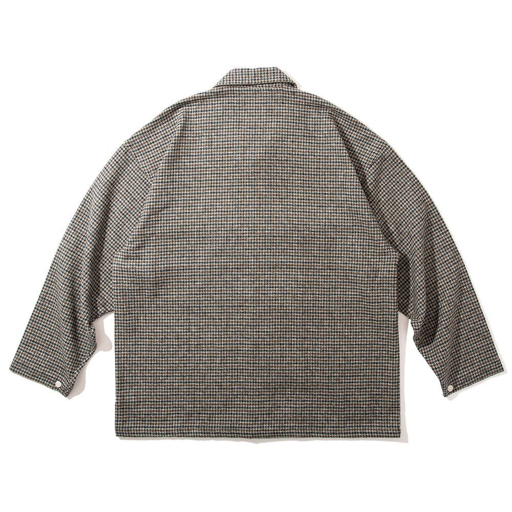 DIASPORA SKATEBOARDS [FLANNEL BOX SHIRT] (GREY)