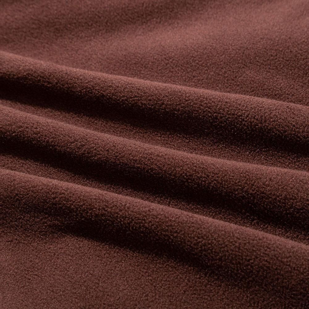 DIASPORA SKATEBOARDS [FLEECE PULLOVER JACKET] (BROWN)