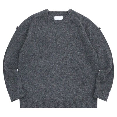 WHIMSY [SHETLAND WOOL SWEATER] (GREY)