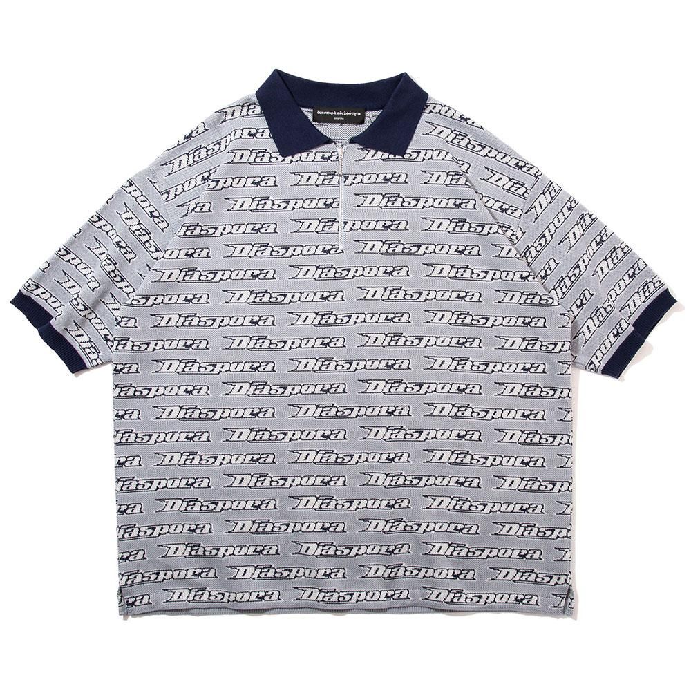 トップス Diaspora skateboards Waffle Skipper Polo Diaspora skateboardsWaffle Skipper Polo - Apple Butter Store