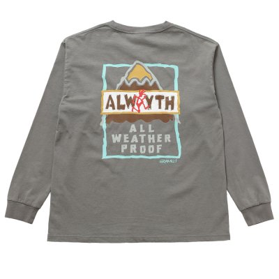 GRAMICCI x ALWAYTH [ORIGINAL GRAPHIC L/S TEE] (GREY PIGMENT)