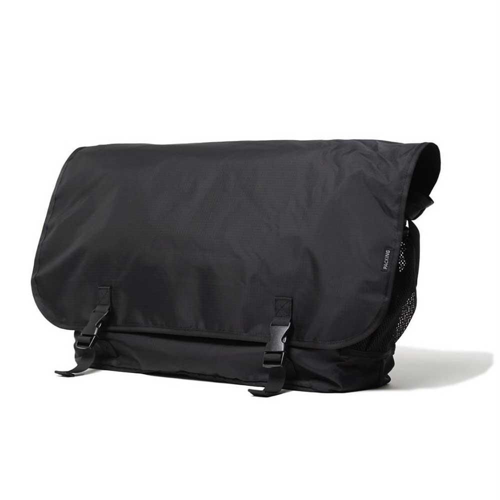 PACKING [RIP STOP PC MESSENGER BAG] (BLACK)