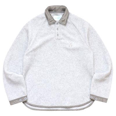 WHIMSY [FLEECE RAGLAN POLO] (SNOW)