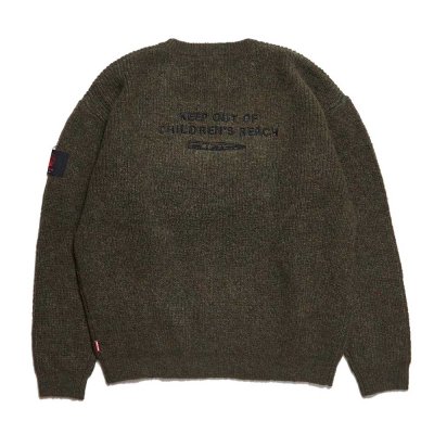 HELLRAZOR [ADVICE MOHAIR CREW SWEATER] (OLIVE)