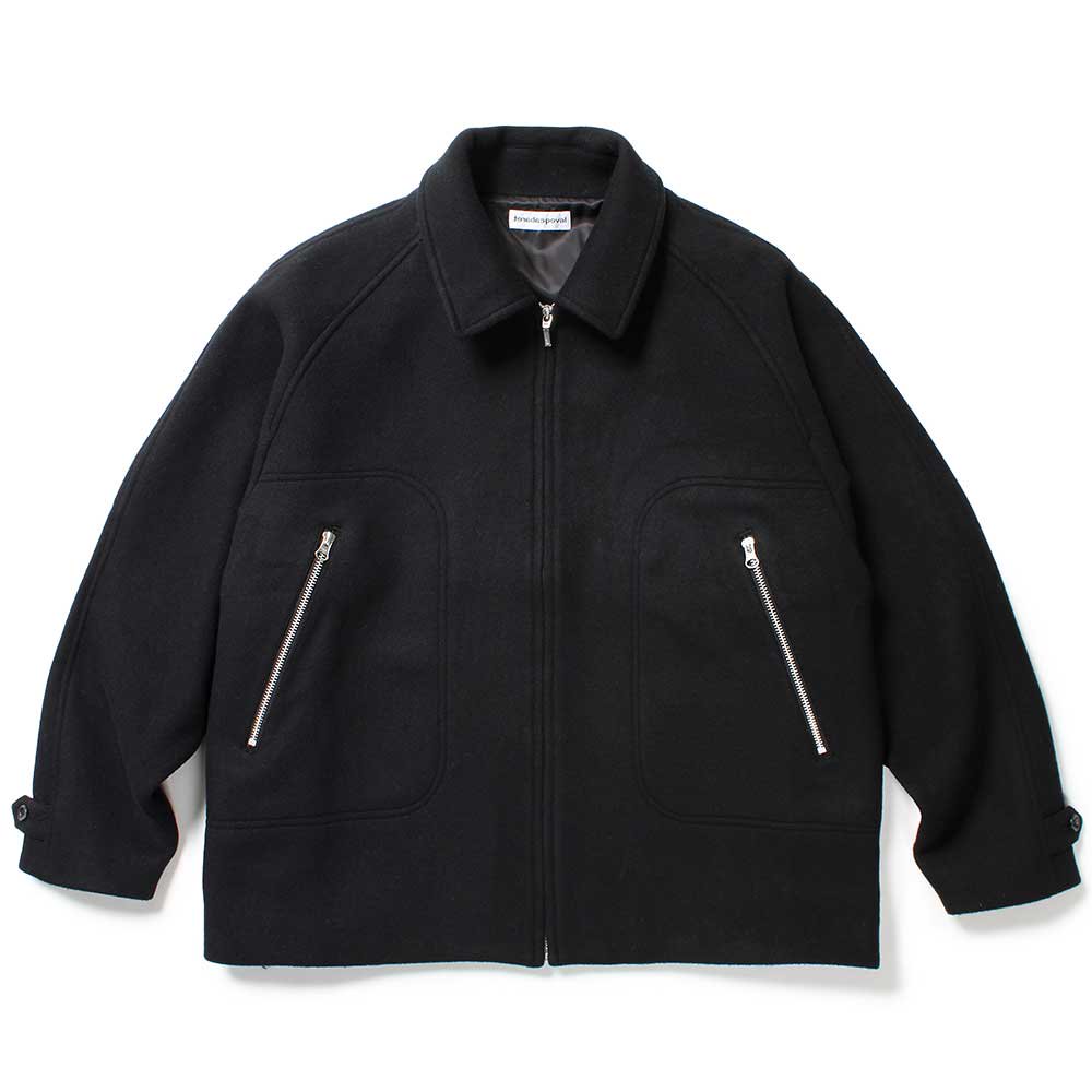 CABARET POVAL [PLUSH WOOL JACKET] (BLACK)