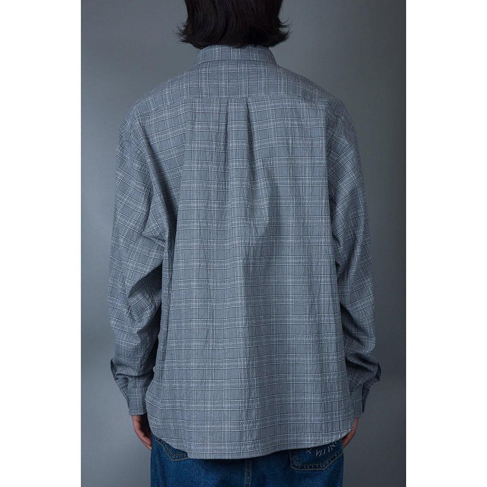 DIASPORA SKATEBOARDS [BRO SHIRT] (GREY GLEN CHECK)