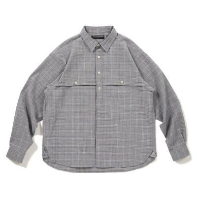 DIASPORA SKATEBOARDS [BRO SHIRT] (GREY GLEN CHECK)