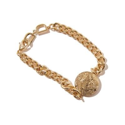 DIASPORA SKATEBOARDS [219 BRACELET ] (GOLD)