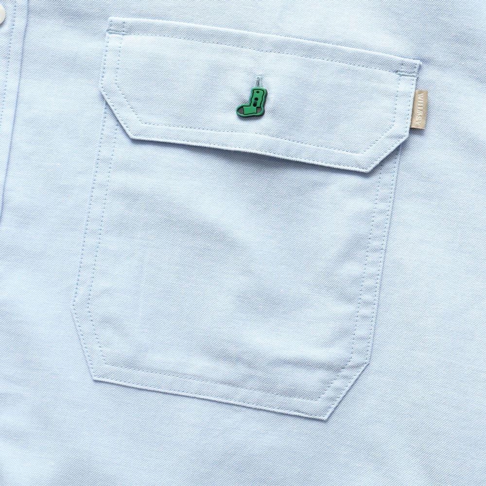 トップス WHIMSY /TrademarkOxford Shirt Light Blue WHIMSY [TRADEMARK OXFORD B.D. SHIRT] (BLUE)
