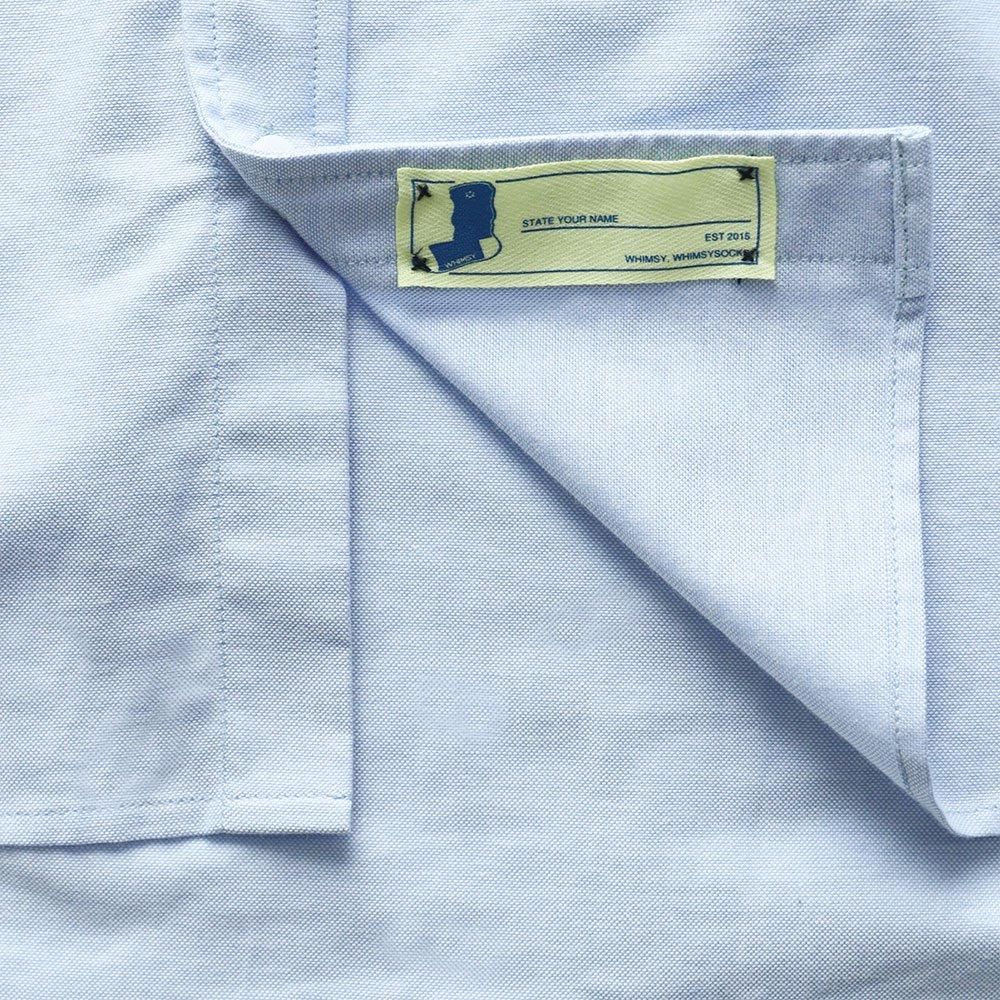 トップス WHIMSY /TrademarkOxford Shirt Light Blue WHIMSY [TRADEMARK OXFORD SHIRT] (LIGHT BLUE)