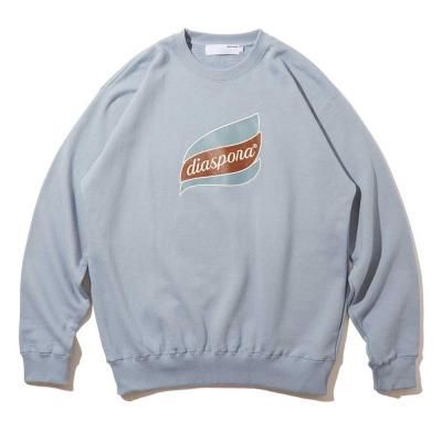 DIASPORA SKATEBOARDS [HYGIENE CREWNECK SWEATSHIRT] (ACID BLUE)