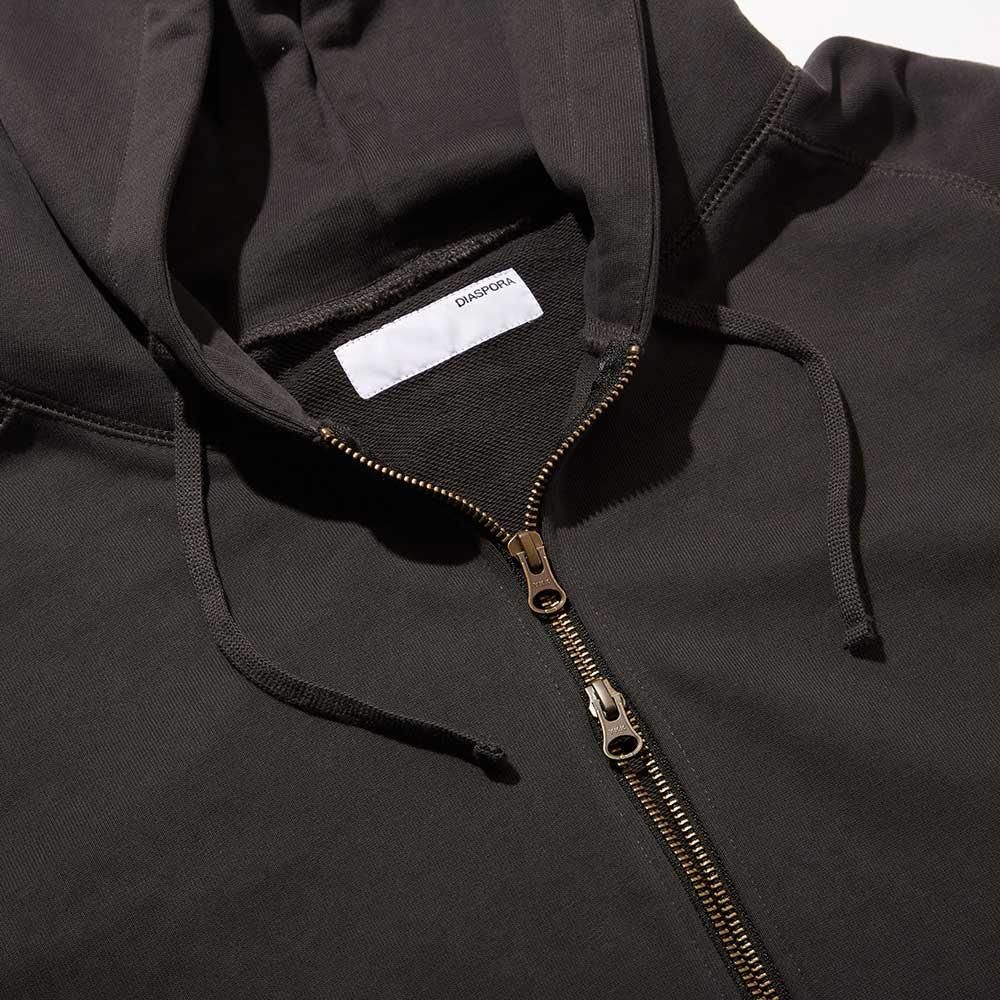 DIASPORA SKATEBOARDS [DOUBLE POCKET FULL ZIP HOODED
