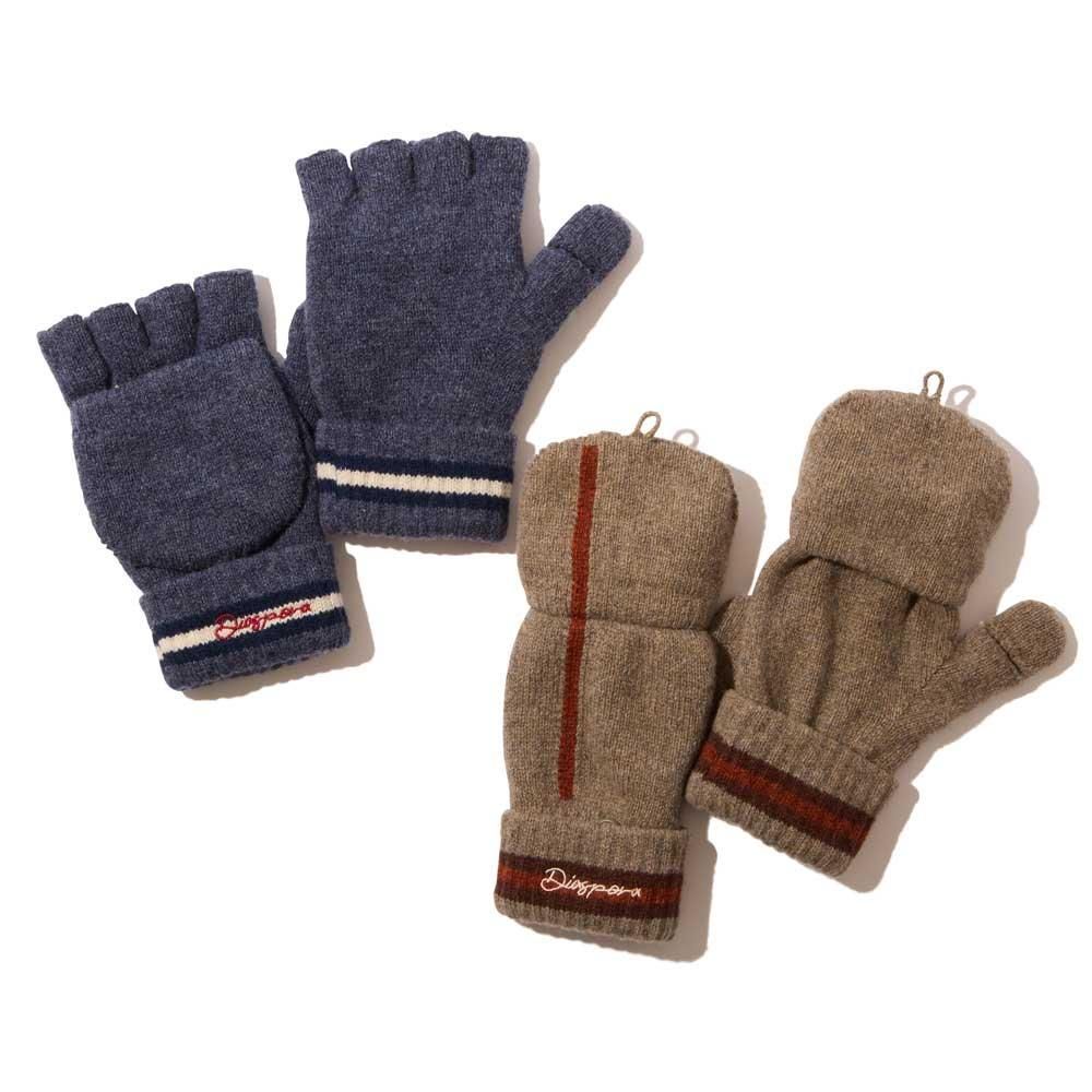 新品タグ付き Diaspora Skateboards 手袋 DIASPORA SKATEBOARDS [STRIPED MITTEN] (2 COLORS)
