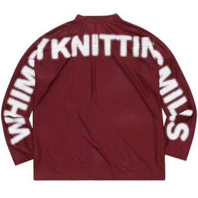 WHIMSY [MESH HOCKEY TOP] (BURGUNDY)