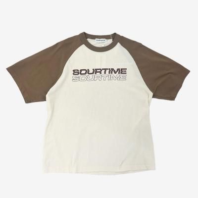 CABARET POVAL [SOURTIME RAGLAN TEE] (BEIGE/Dk.CAMEL)