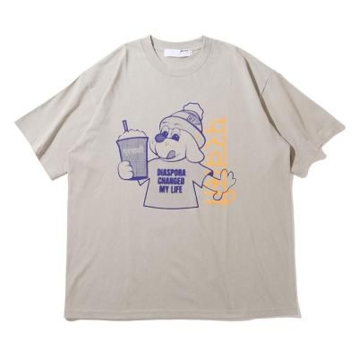 DIASPORA SKATEBOARDS [Puppy Tee] (Silver)