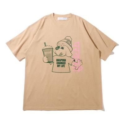 DIASPORA SKATEBOARDS [Puppy Tee] (SAND)