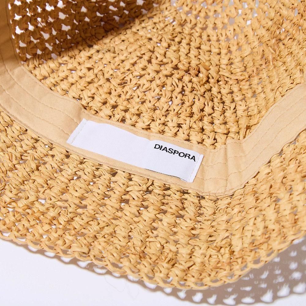 帽子 DIASPORA SKATEBOARDS [RAFFIA BELL HAT] DIASPORA SKATEBOARDS [RAFFIA BELL HAT] (KINARI)