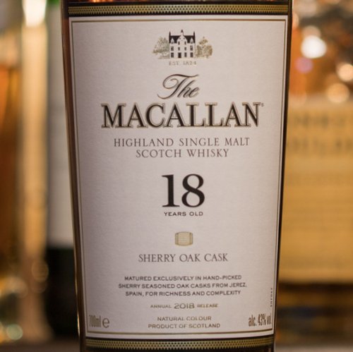 マッカラン18年ウイスキー