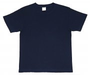 waai/Kidsサイズ 藍染Tシャツ 半袖 無地 紺
