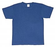 waai/Kidsサイズ藍染Tシャツ 半袖 無地 藍