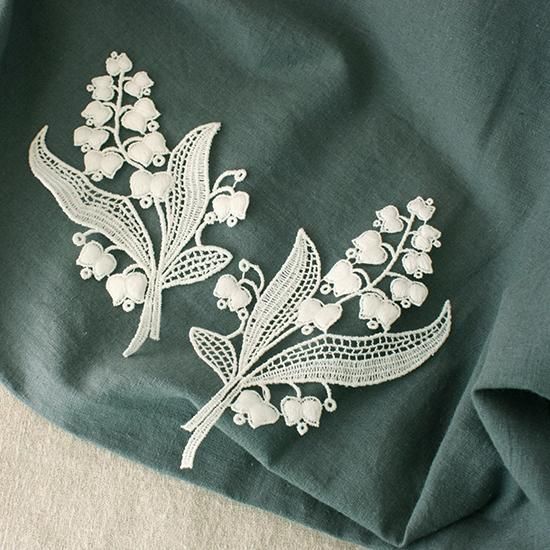 02370スズラン-C【左右1ペア】【デザインレースユキ】